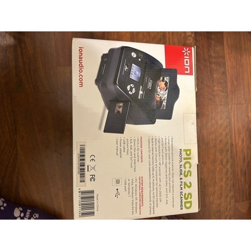 ION Pics 2 SD Photo, Slide & Film Scanner – New‎
